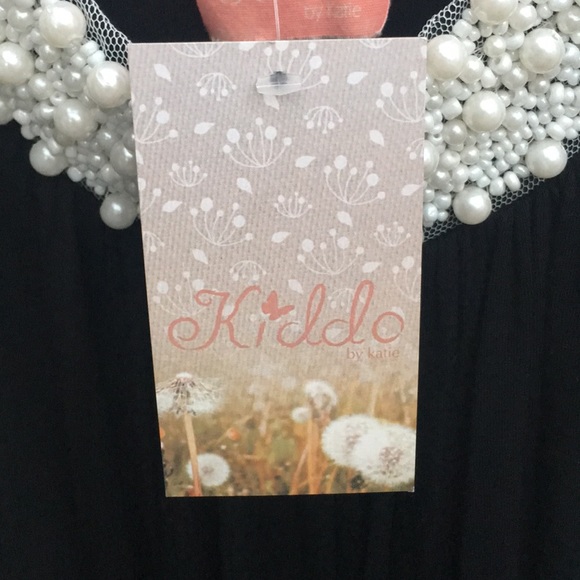 NWT Girl’s Party Holiday Special Occasion Pearl Embellished Knit Bubble Dress - Picture 5 of 8